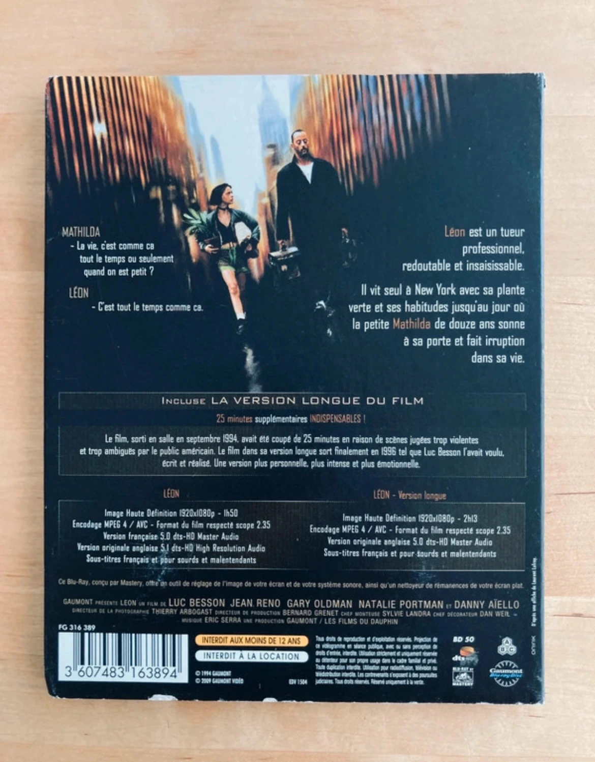 Blu-ray Léon van Luc Besson. – photo 3